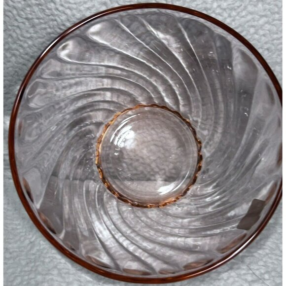 Arcoroc France 20 Piece Set Rosaline Swirling Pattern  Light Pink Vintage 1980s - Picture 5 of 16